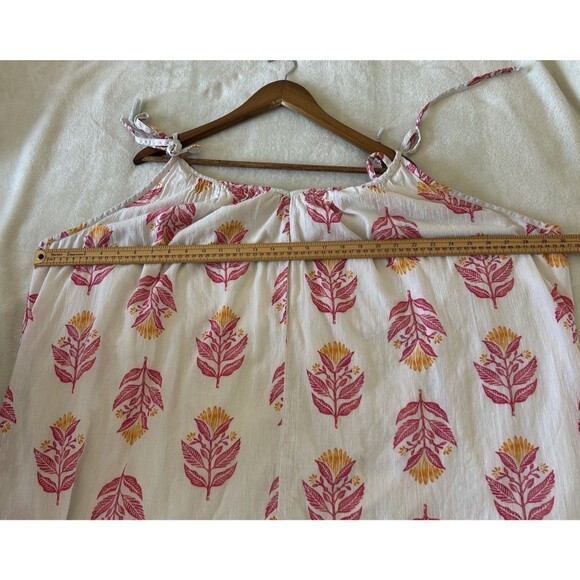 Old Navy Dress Size 3X Floral Pockets Maxi Summer Swing Lightweight Plus Lined - Picture 5 of 8